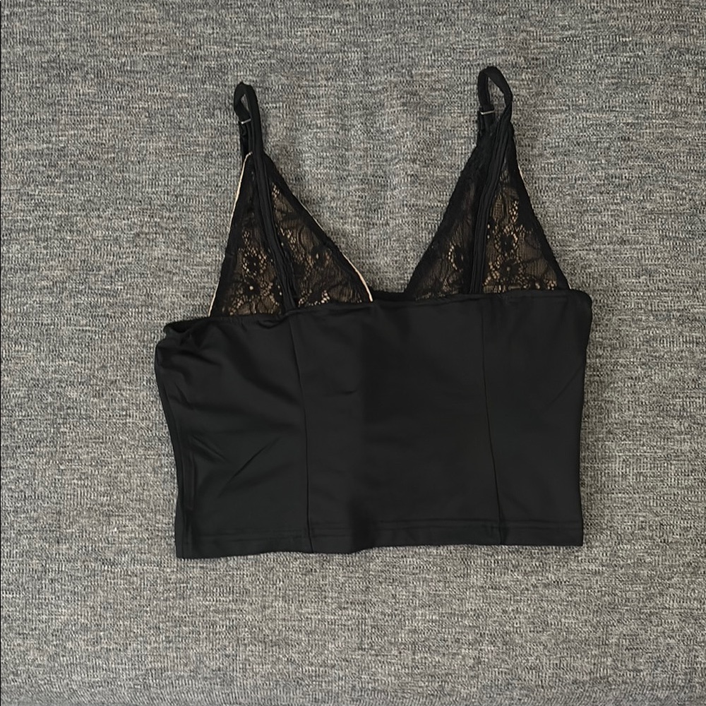 Elegant Black Lace Bralette